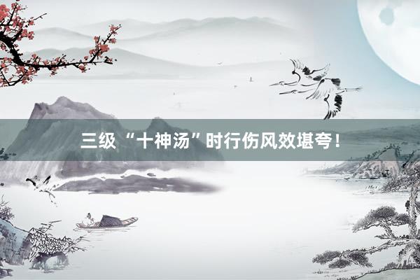 三级 “十神汤”时行伤风效堪夸！